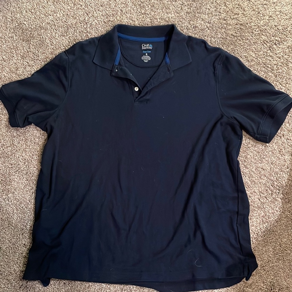 Men’s Croft&Barrow Navy Blue XL Polo